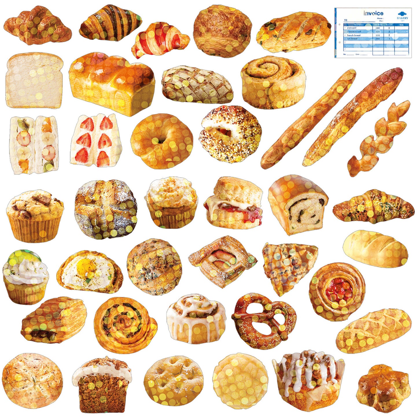 Mini Shipment Supply Sticker Box - Bakery