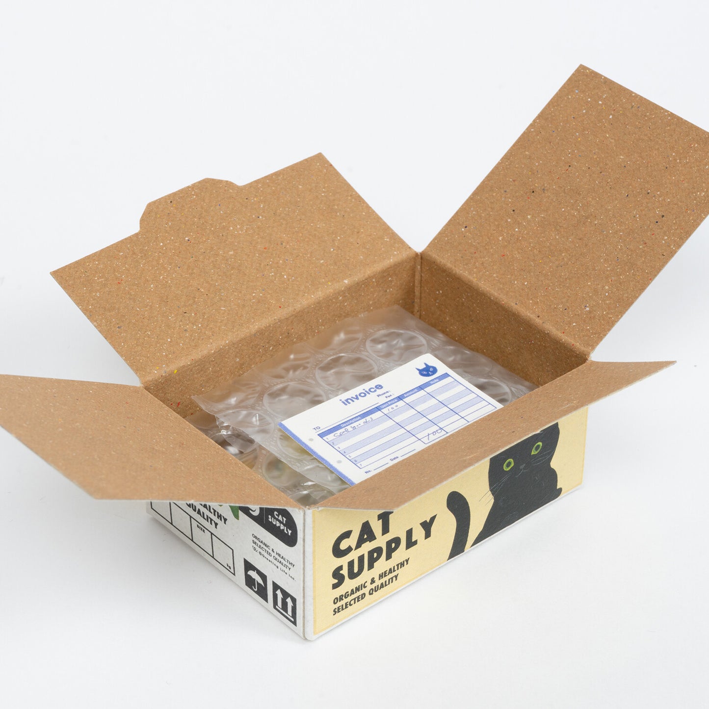 Mini Shipment Supply Sticker Box - Cat