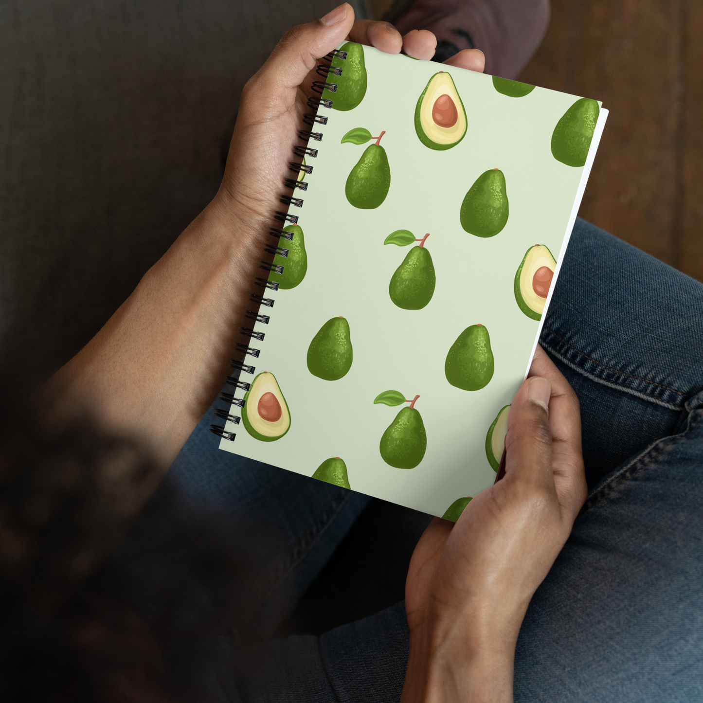 Avocado Spiral Notebook