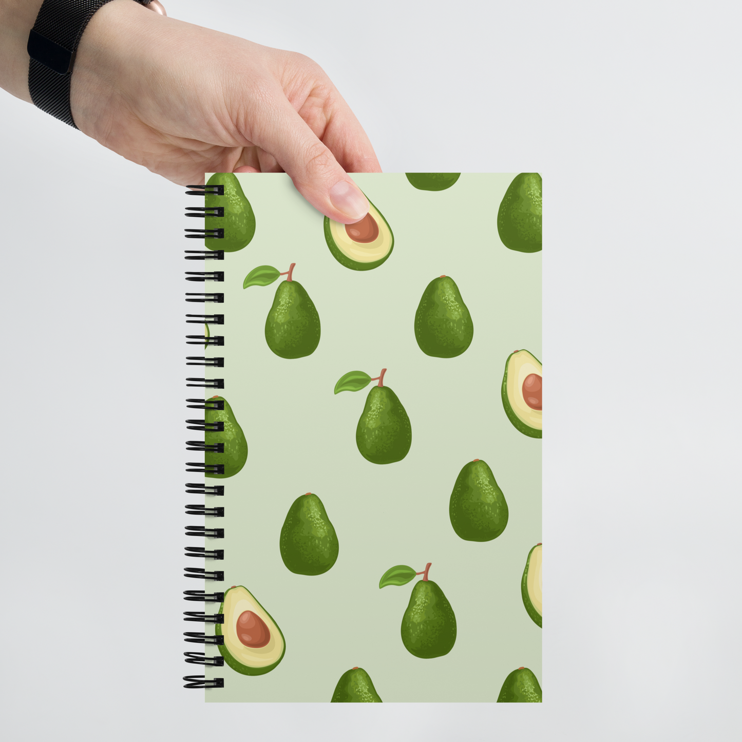 Avocado Spiral Notebook