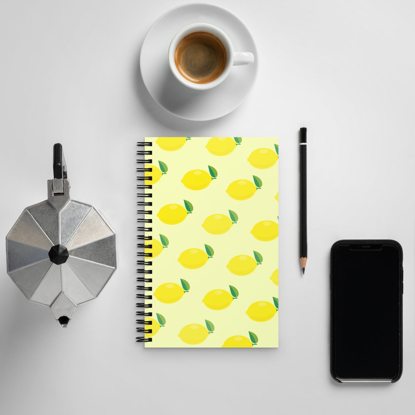 Lemon Spiral Notebook